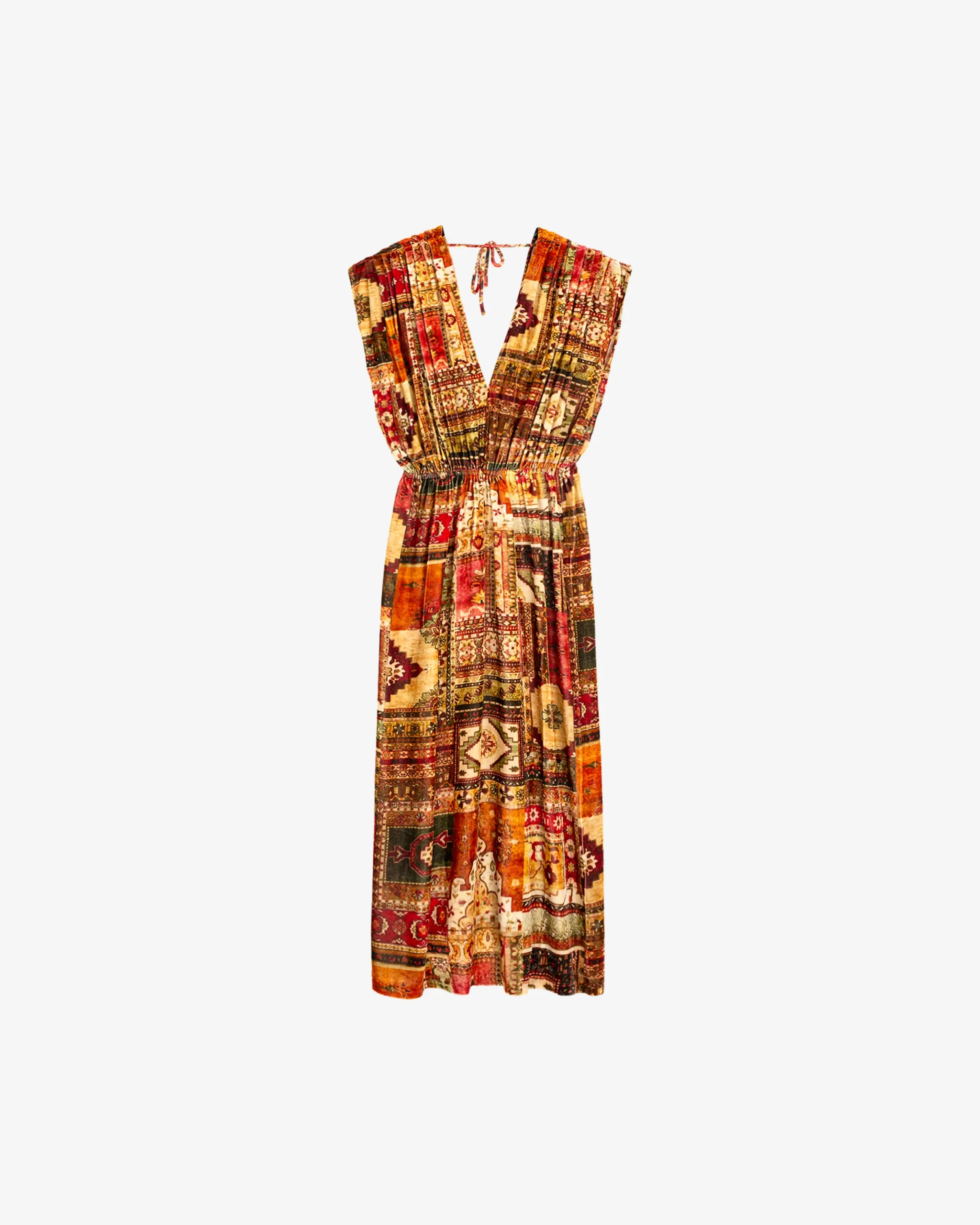 Robe Bergame - Rouge – Image 2