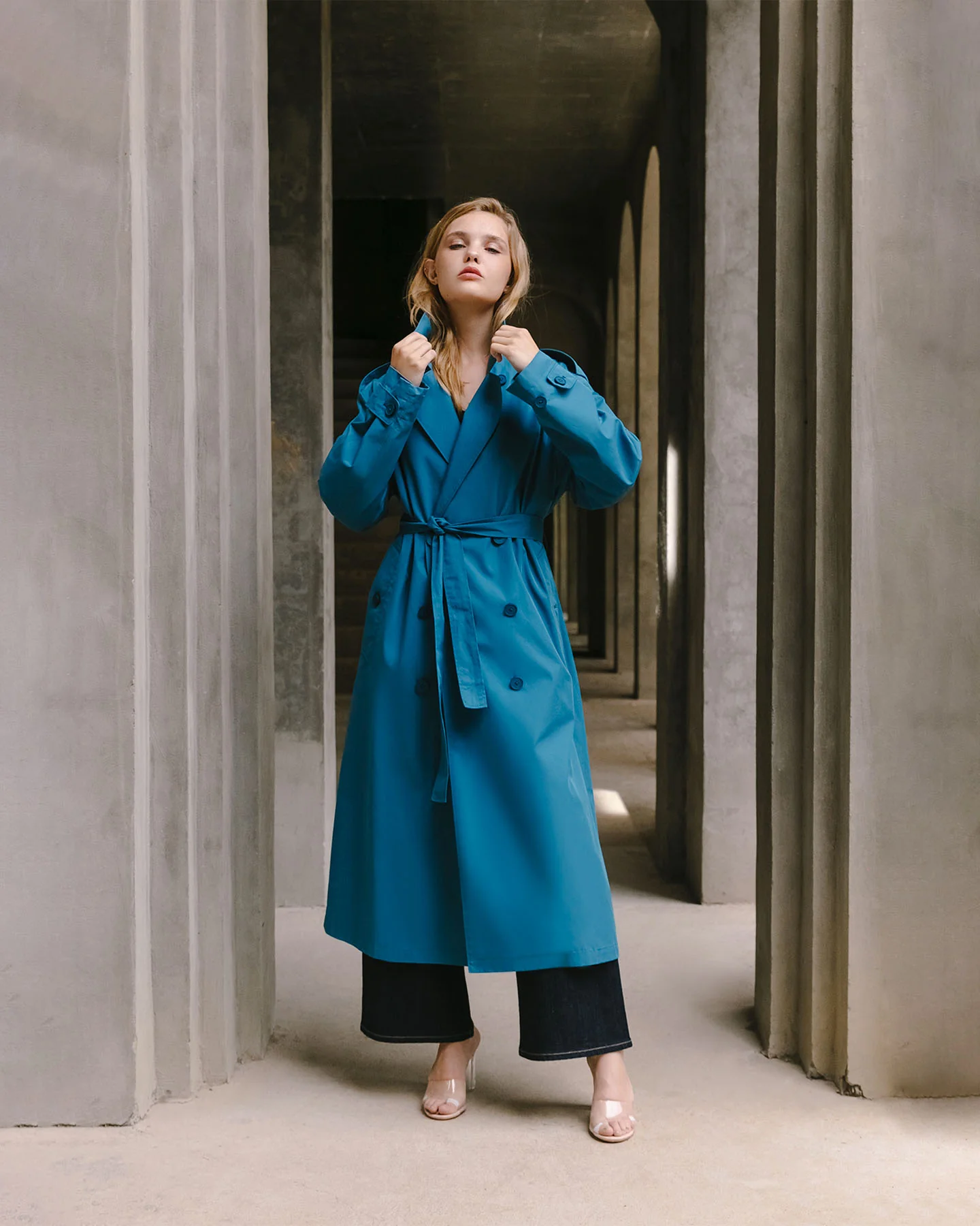 Manteau Christie - Bleu – Image 6