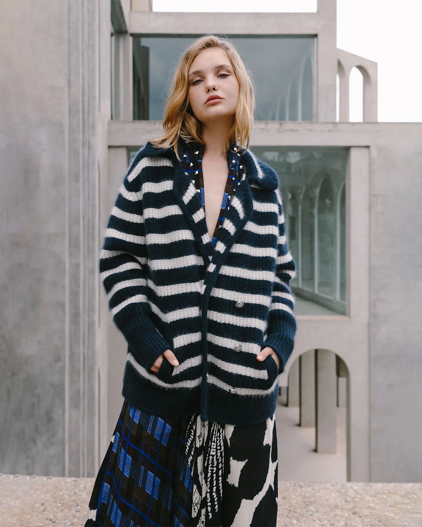 Cardigan Jean - Blanc – Image 7