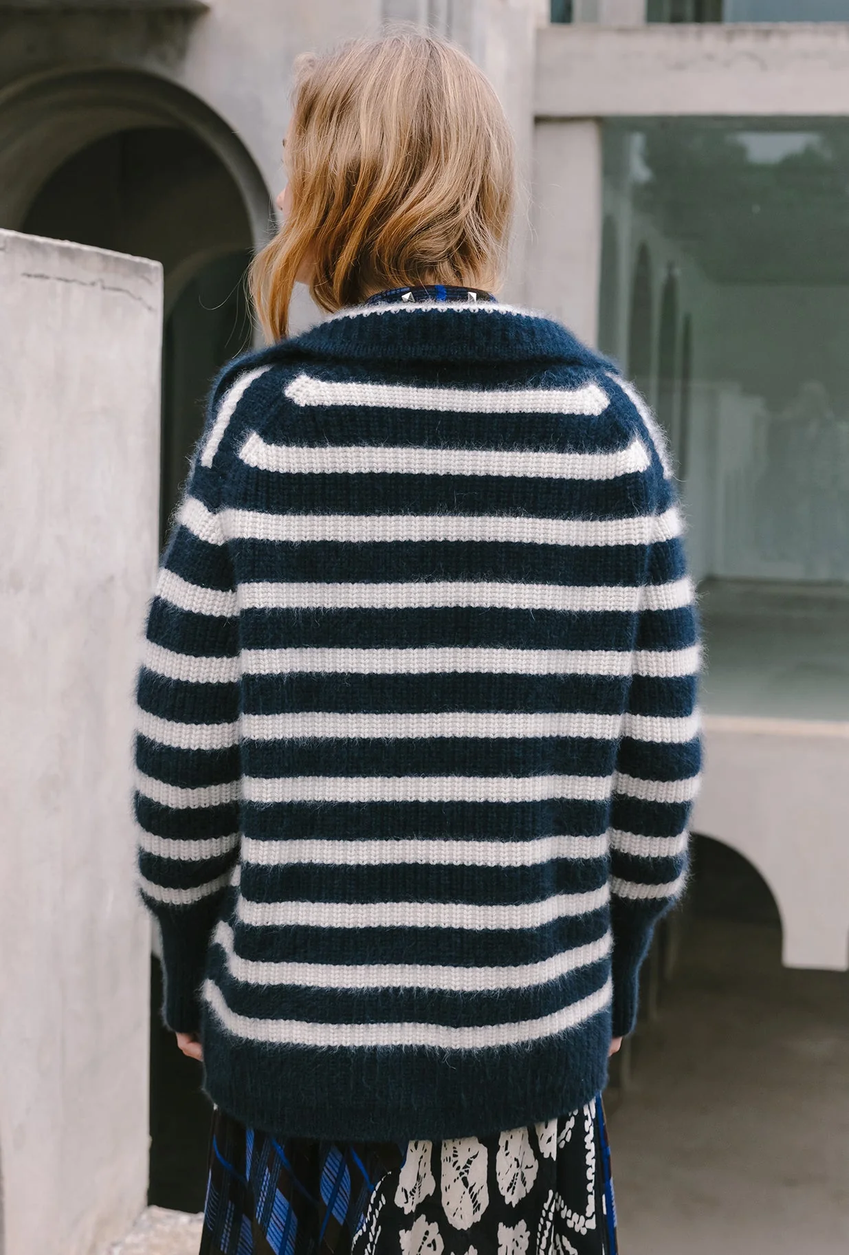 Cardigan Jean - Blanc – Image 5