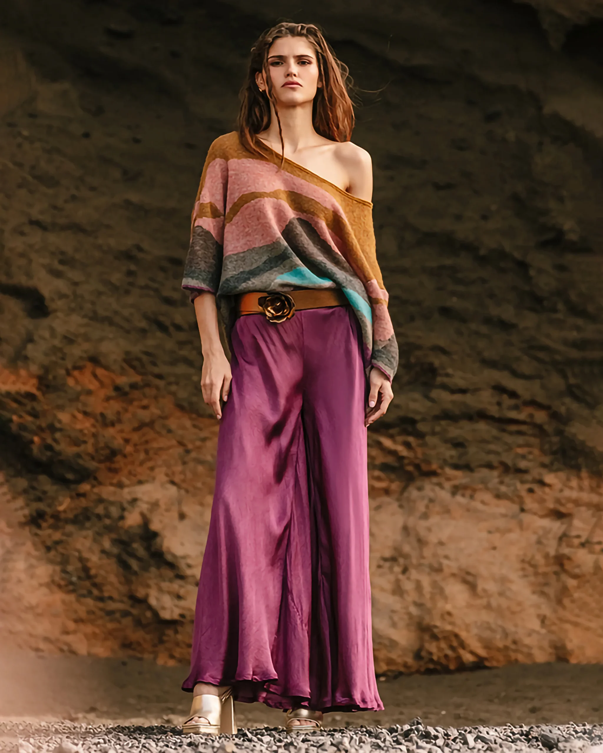 Pantalon Venie - Violet – Image 2