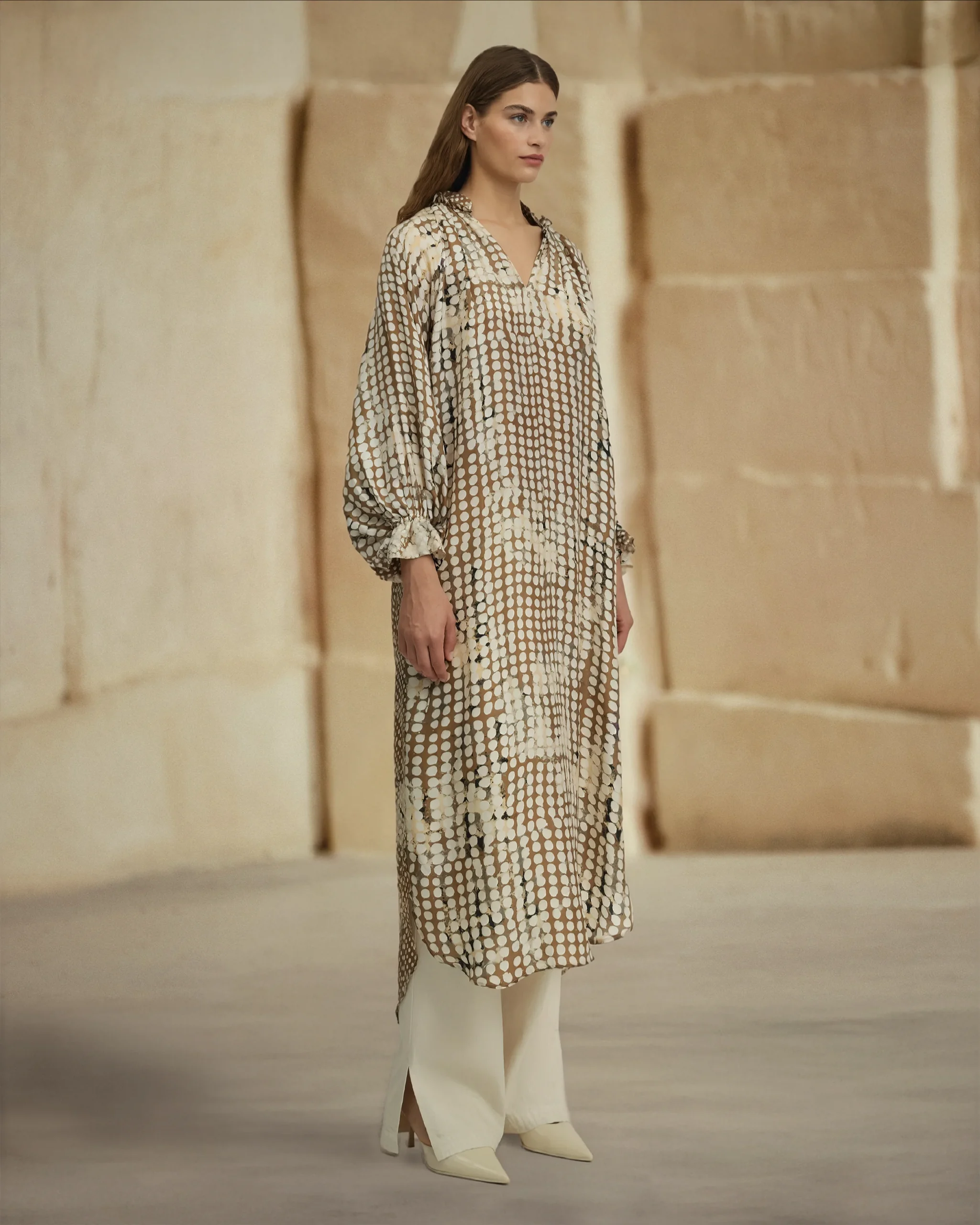 Robe Dokab - Beige – Image 5