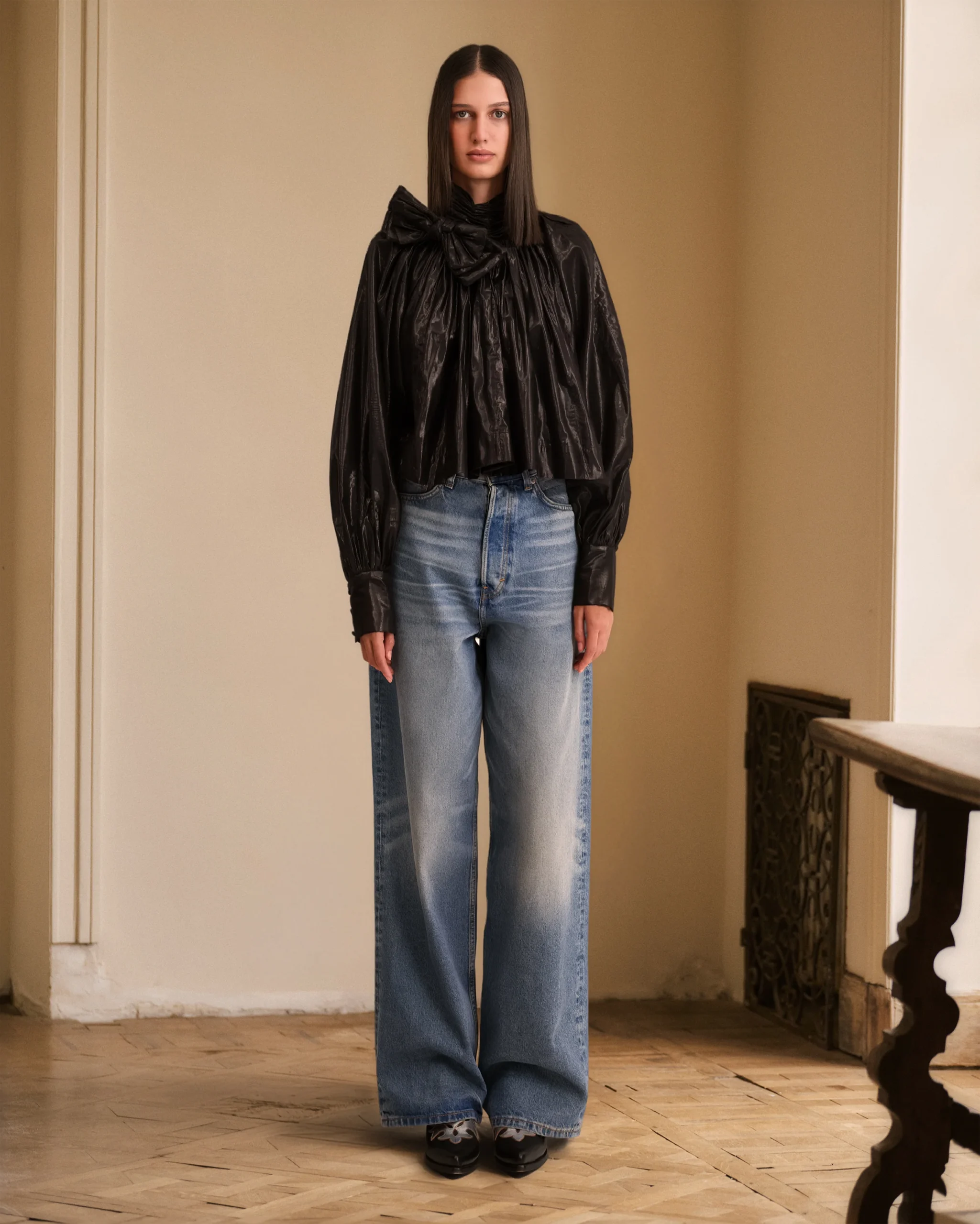 Blouse Virginie - Noir – Image 2