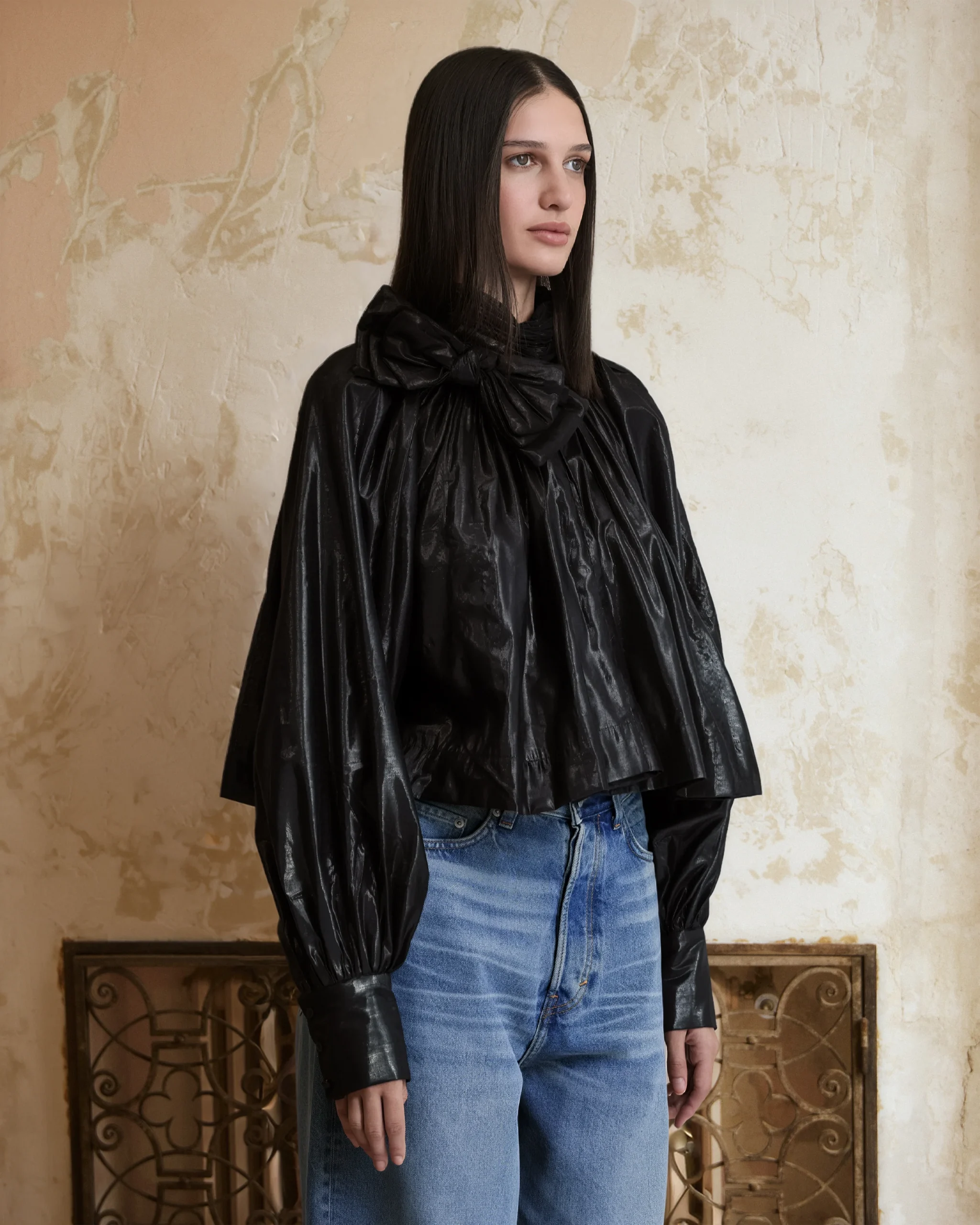 Blouse Virginie - Noir – Image 3
