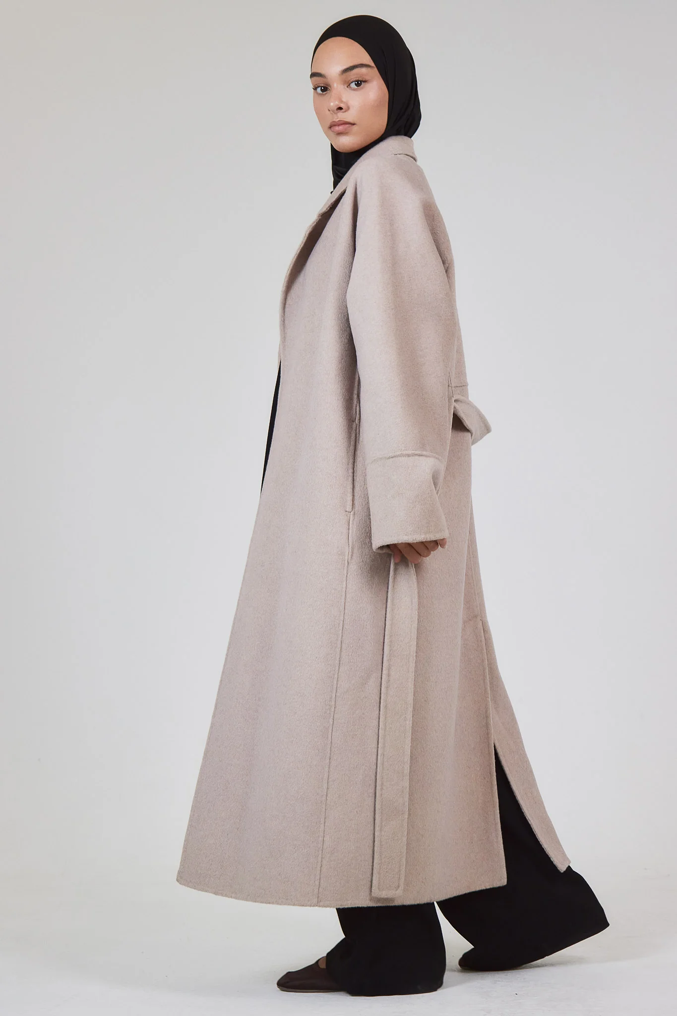 Le Manteau Wool Taupe – Image 2