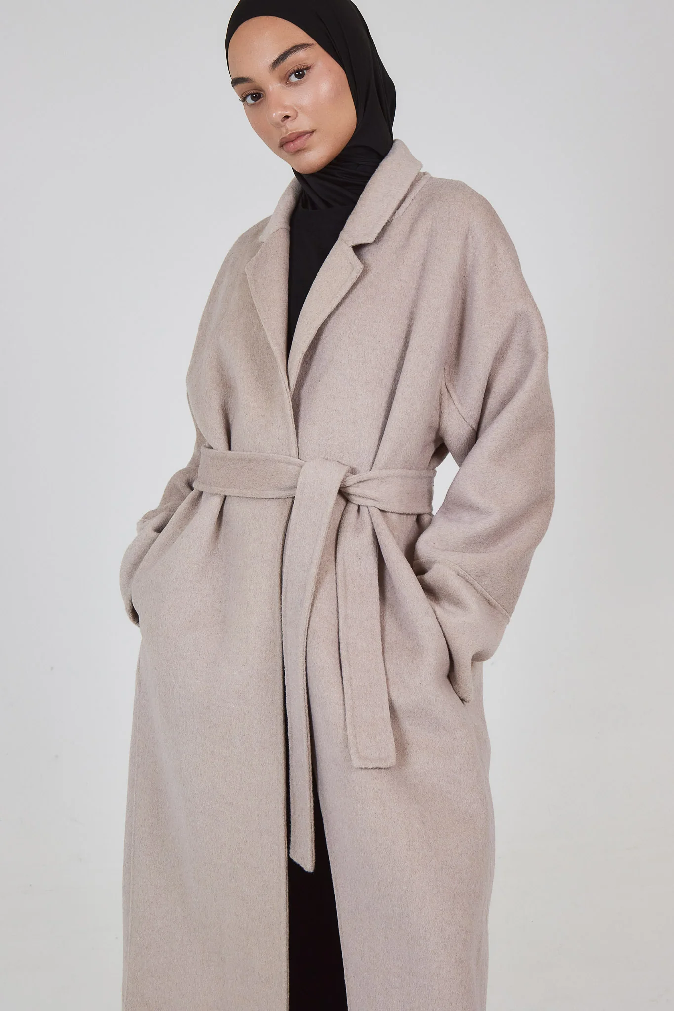 Le Manteau Wool Taupe – Image 3