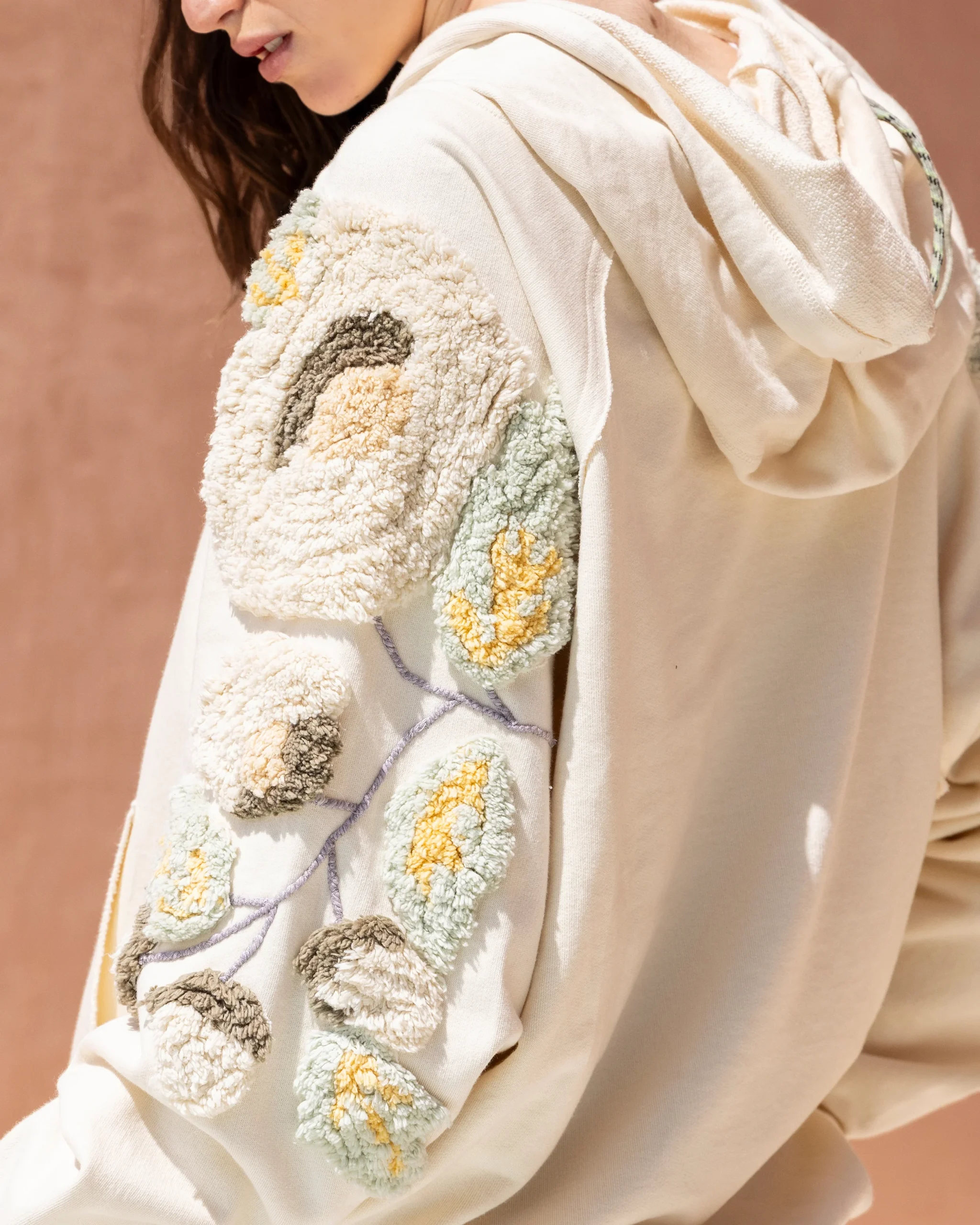 Hoodie Snapdragon - Ivoire – Image 5