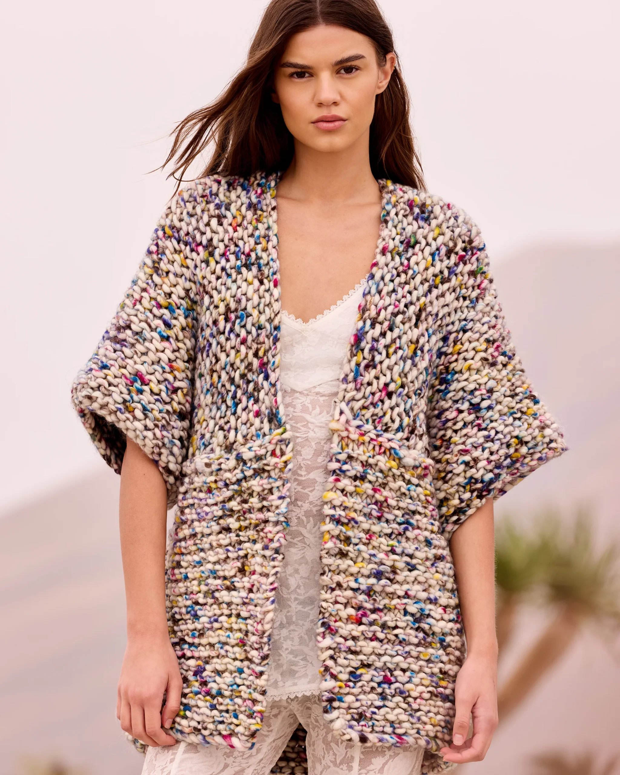 Cardigan Stami - Rose – Image 3