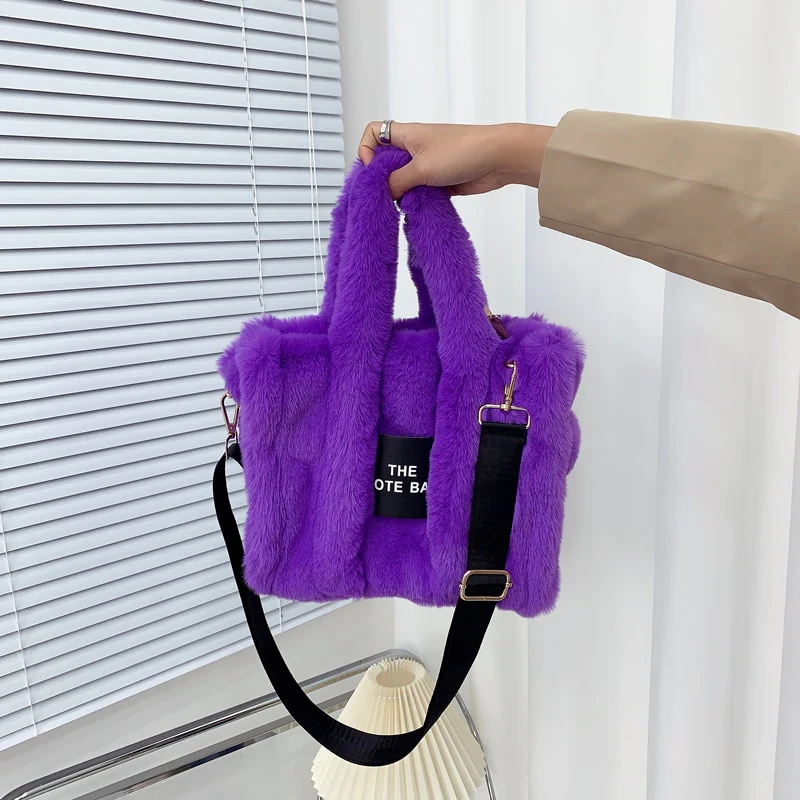 Sac Bandoulière Fausse Fourrure - NORAH – Image 9