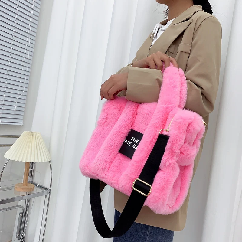 Sac Bandoulière Fausse Fourrure - NORAH – Image 2
