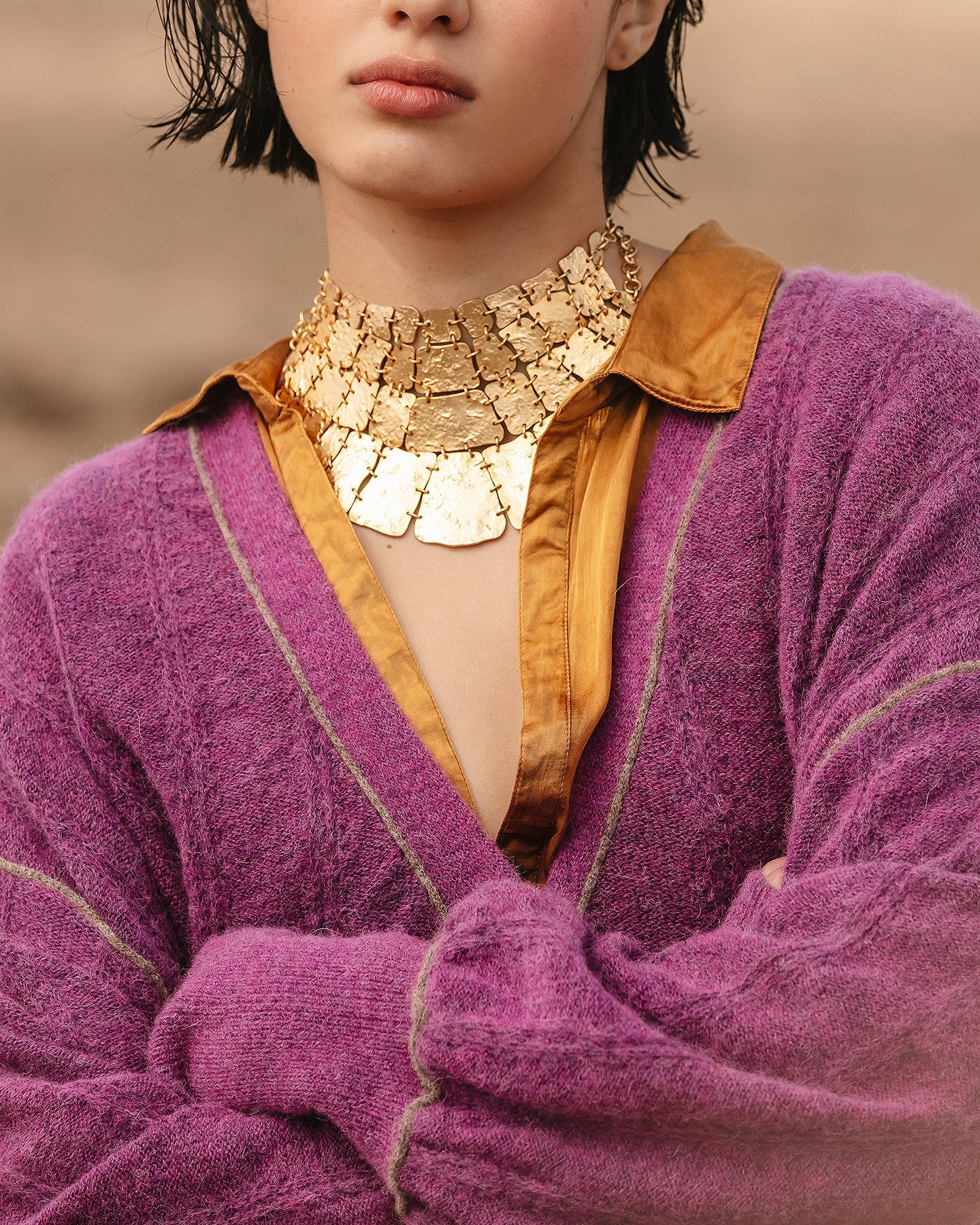Cardigan Taki - Violet – Image 6