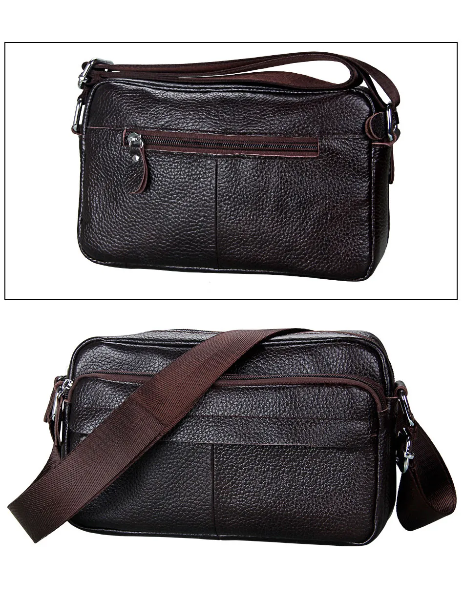 Sac a Main Besace Cuir Marron - Hailey – Image 7