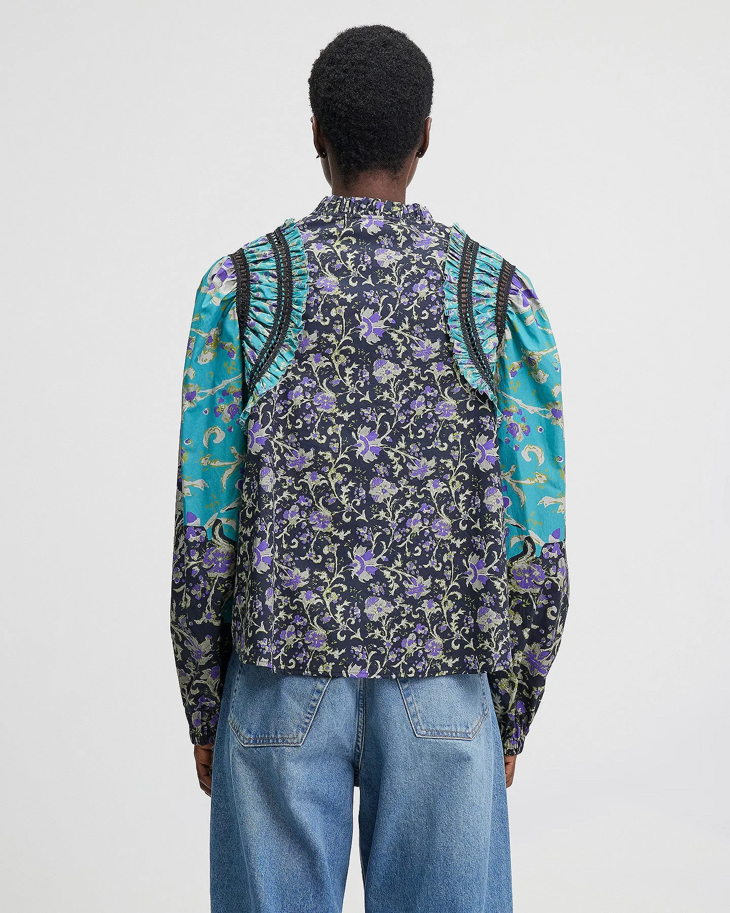 Chemise Pom - Turquoise – Image 4