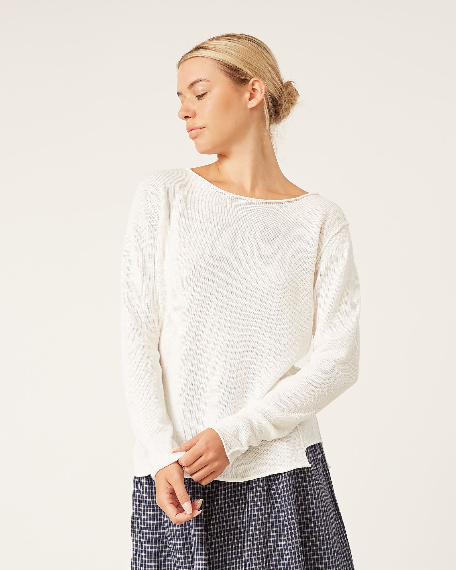 chandail en lin et coton JACKIE – Image 2