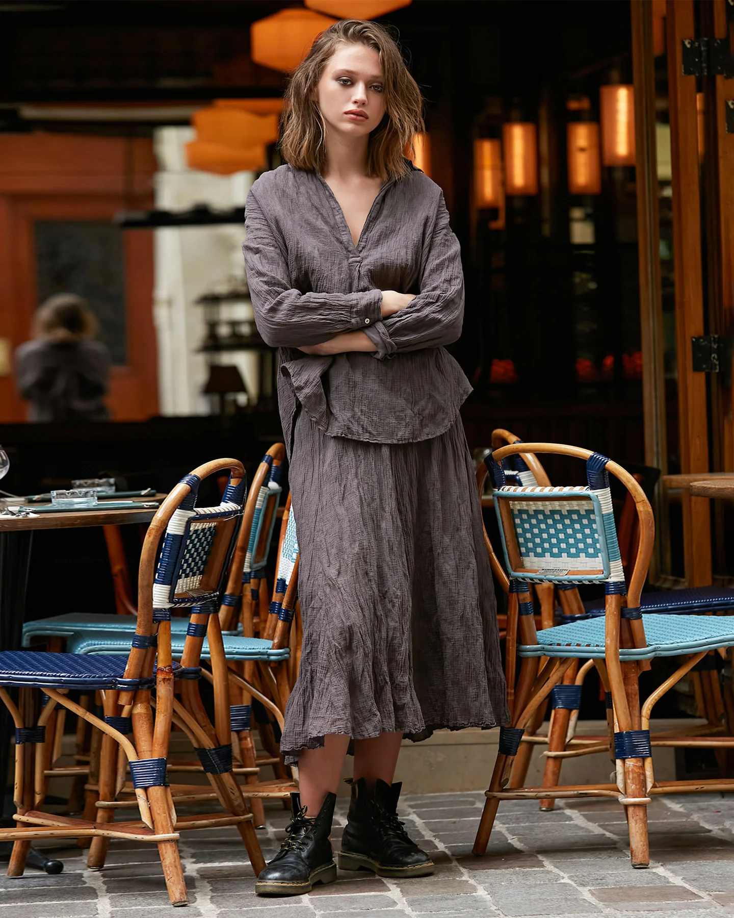 Blouse Patufet - Violet – Image 3