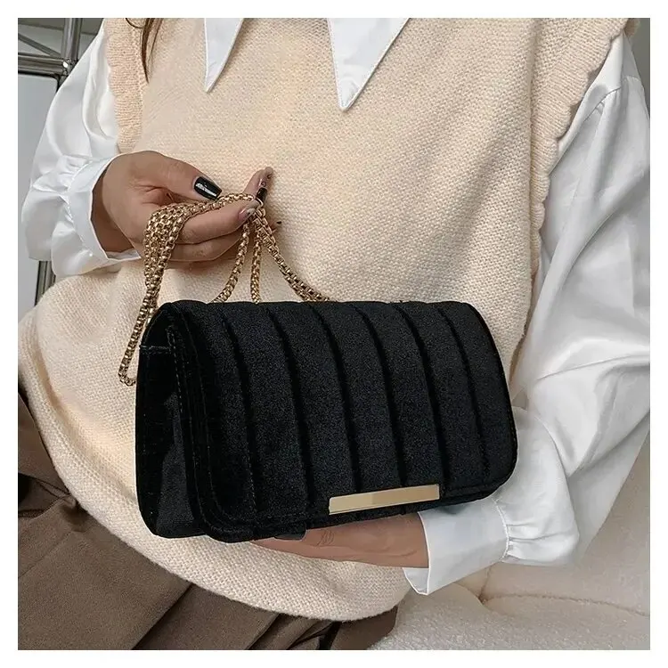 Sac Bandouliere Velours - Isabella – Image 7