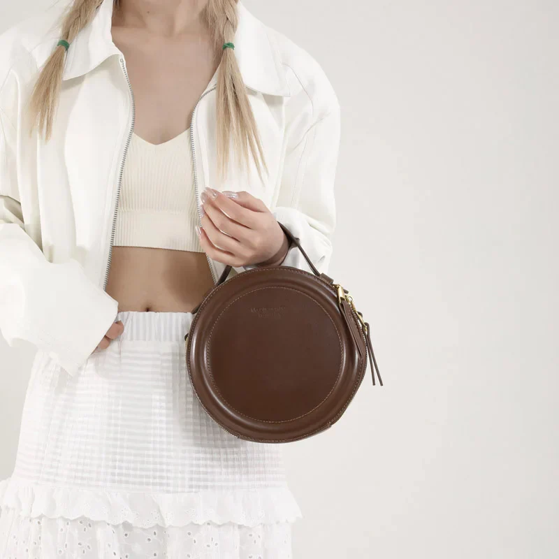 Sac Bandoulière Rond Femme - Gina – Image 4