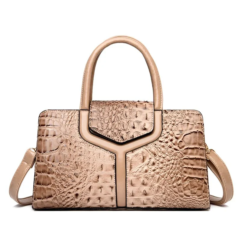 Sac Bandouliere Femme Effet Croco - Angelina – Image 5