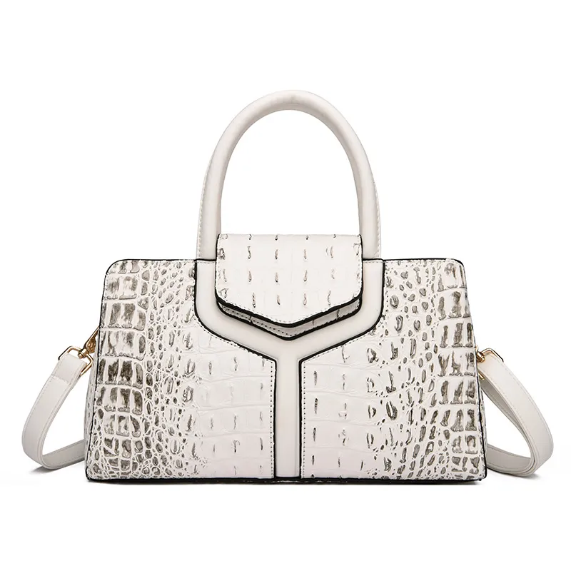 Sac Bandouliere Femme Effet Croco - Angelina – Image 8