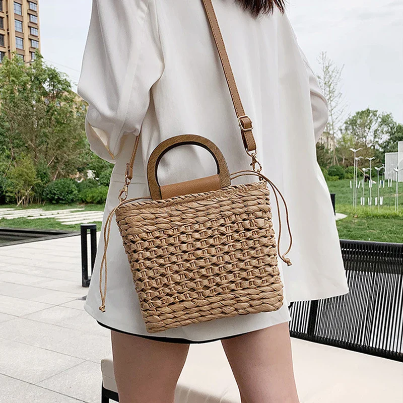 Sac Bandouliere Raphia - Cleo – Image 4