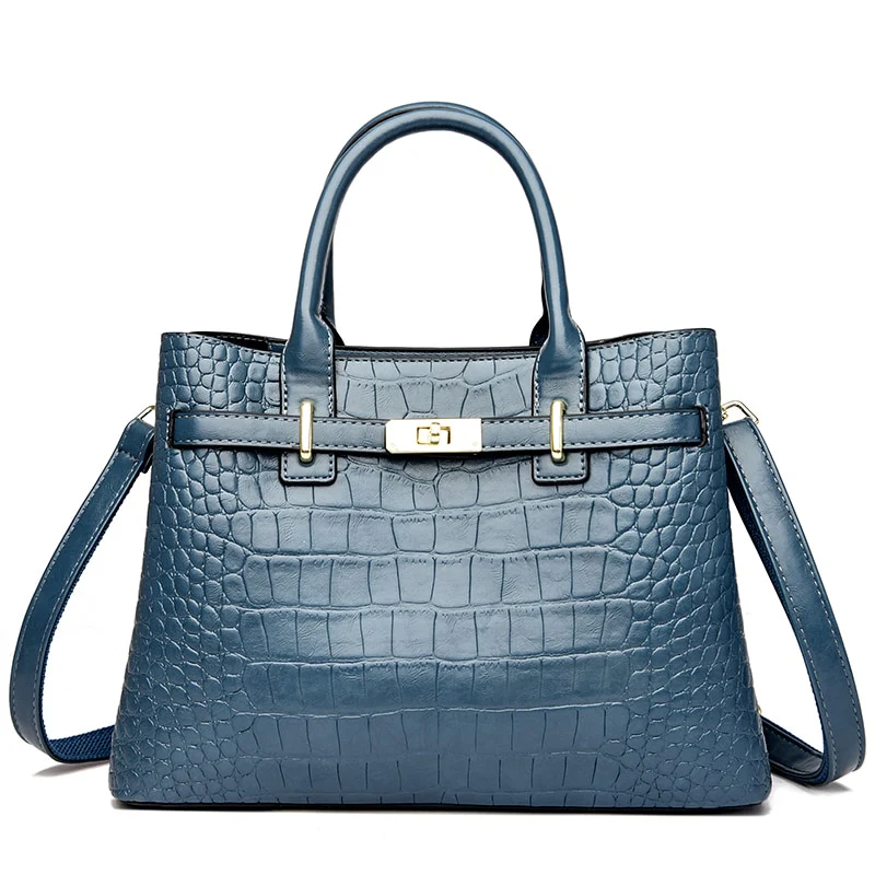Sac à Main Effet Croco - Lara – Image 5