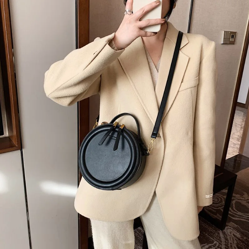 Sac Bandoulière Rond Femme - Gina – Image 5