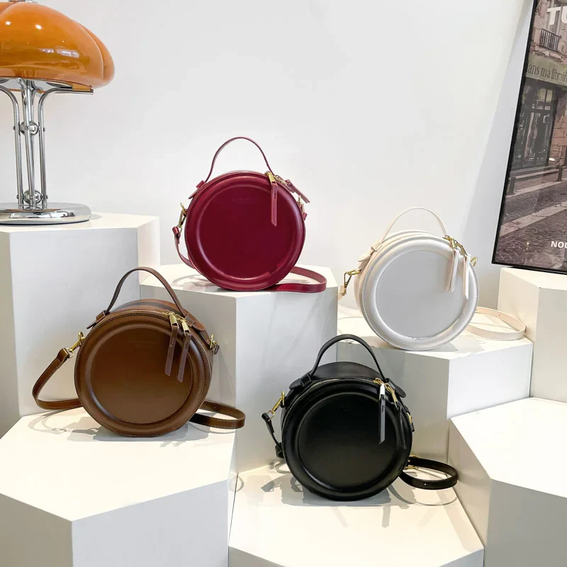 Sac Bandoulière Rond Femme - Gina – Image 7