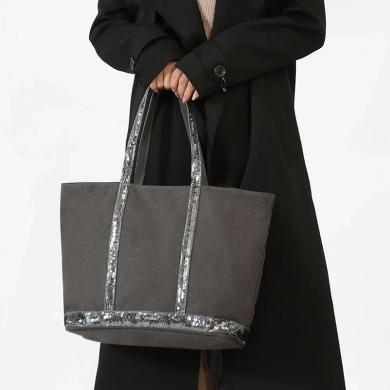 Grand Sac Cabas Avec Fermeture Éclair - Narcisa – Image 2