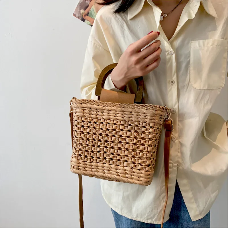Sac Bandouliere Raphia - Cleo – Image 3