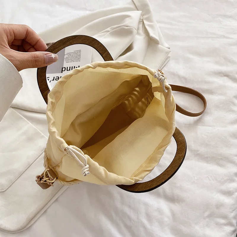 Sac Bandouliere Raphia - Cleo – Image 6