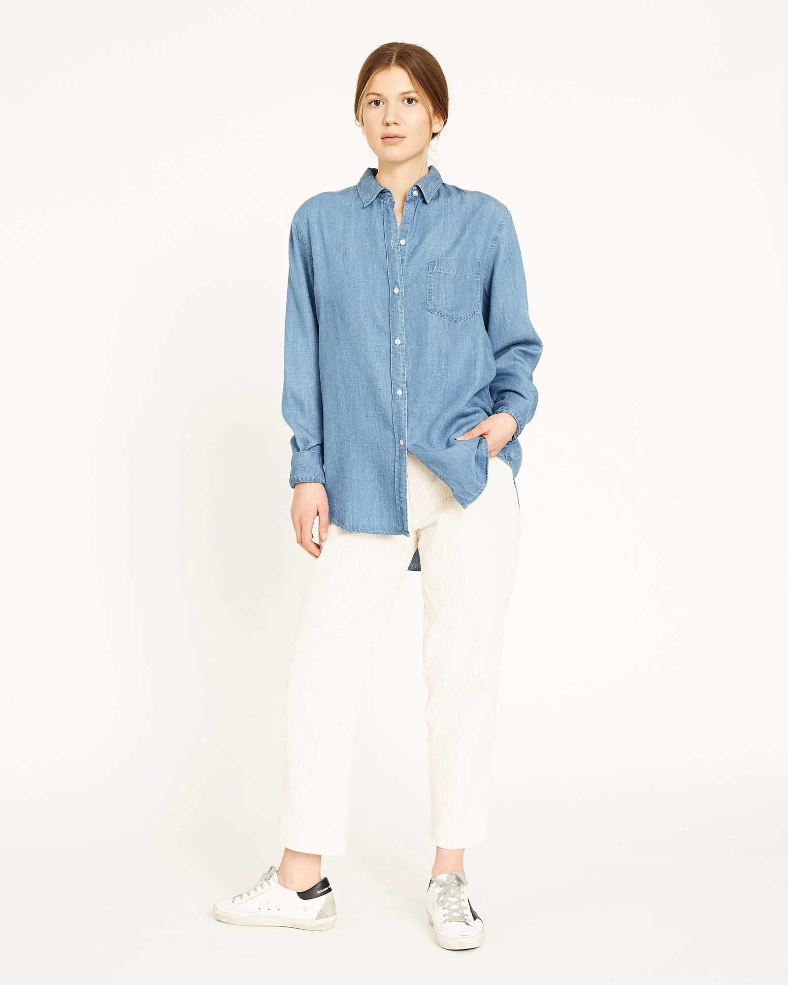 chemise en coton et lyocell SANDY – Image 3