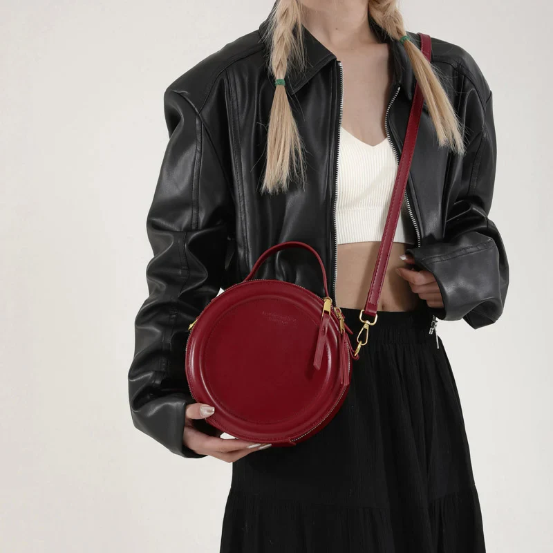Sac Bandoulière Rond Femme - Gina – Image 2
