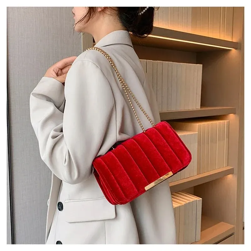 Sac Bandouliere Velours - Isabella – Image 6
