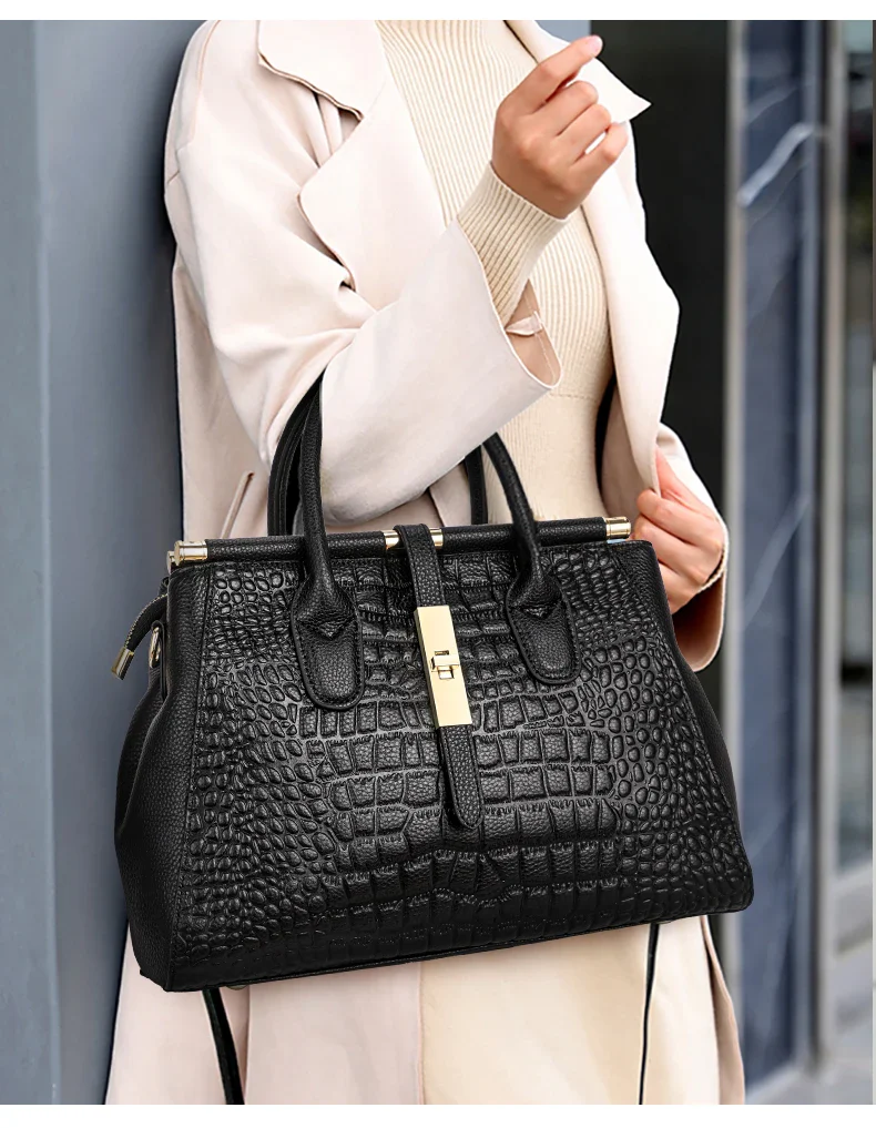 Sac à main Croco - Alia – Image 2