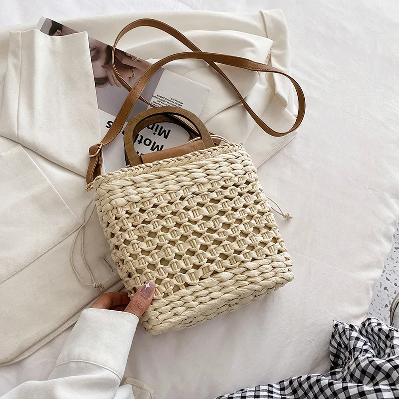 Sac Bandouliere Raphia - Cleo – Image 7