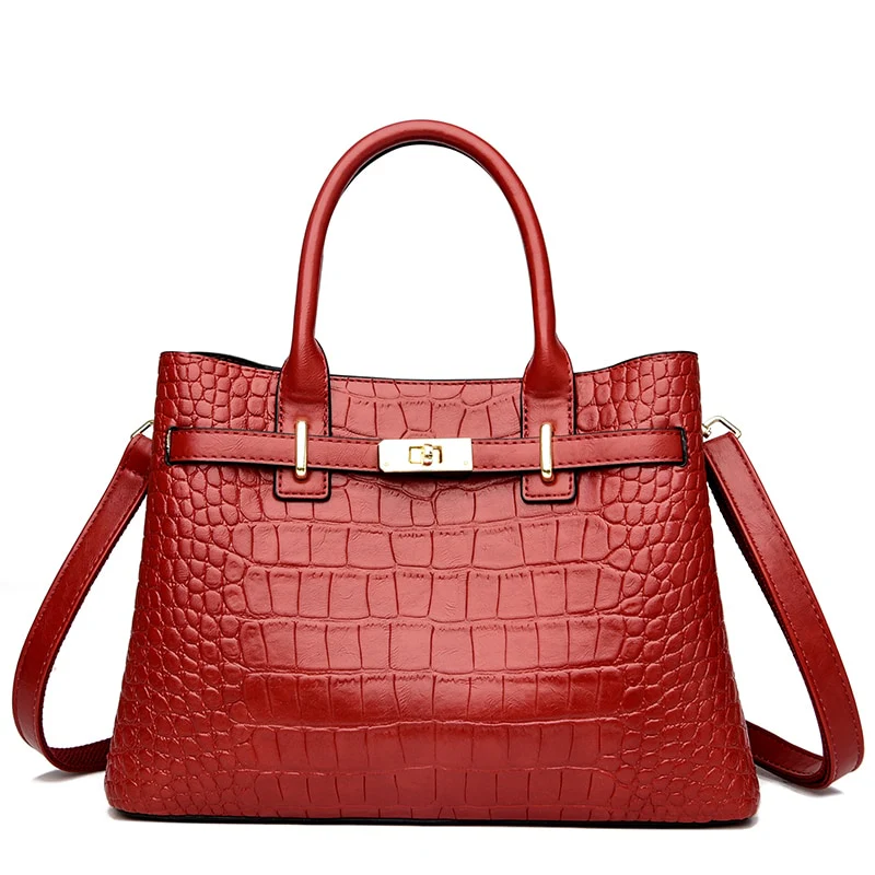 Sac à Main Effet Croco - Lara – Image 7