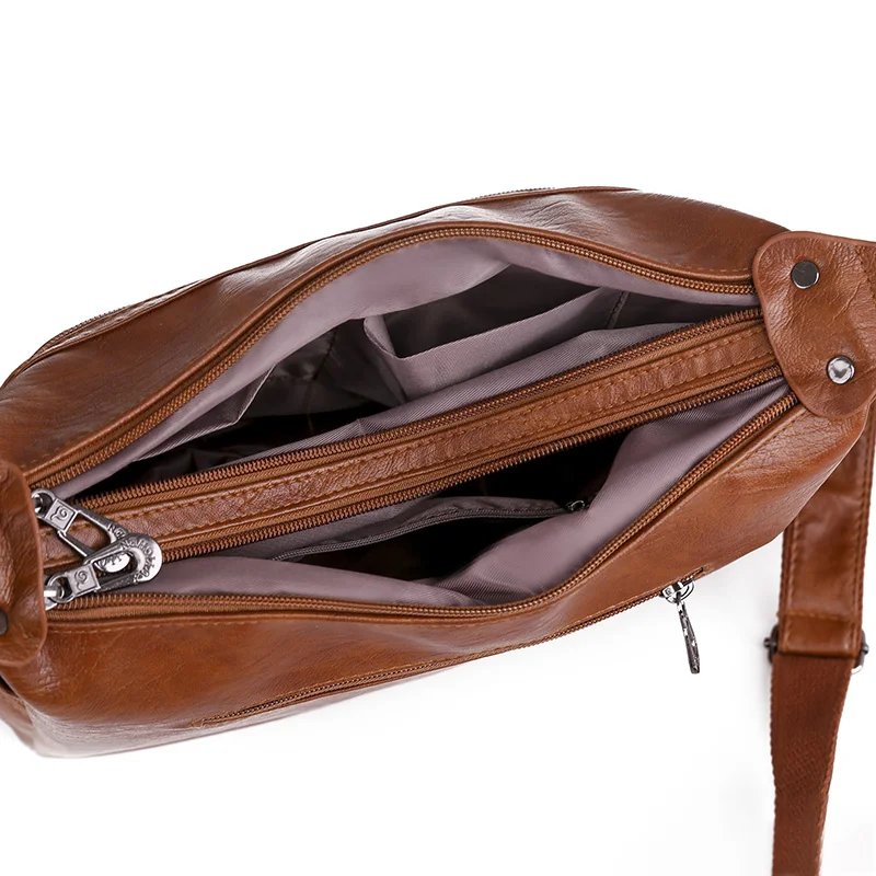 Sac Besace Femme Cuir Souple - Alexa – Image 6