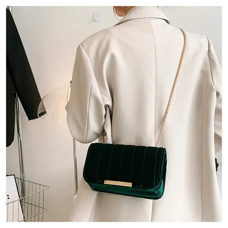Sac Bandouliere Velours - Isabella – Image 5