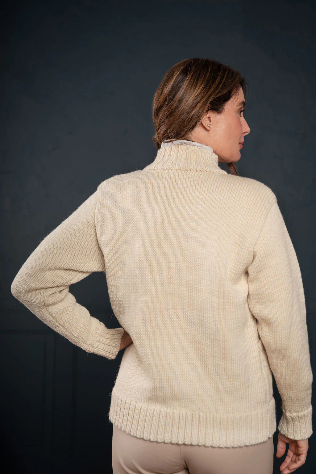 Cardigan laine vierge <b>Victoria</b> – Image 8