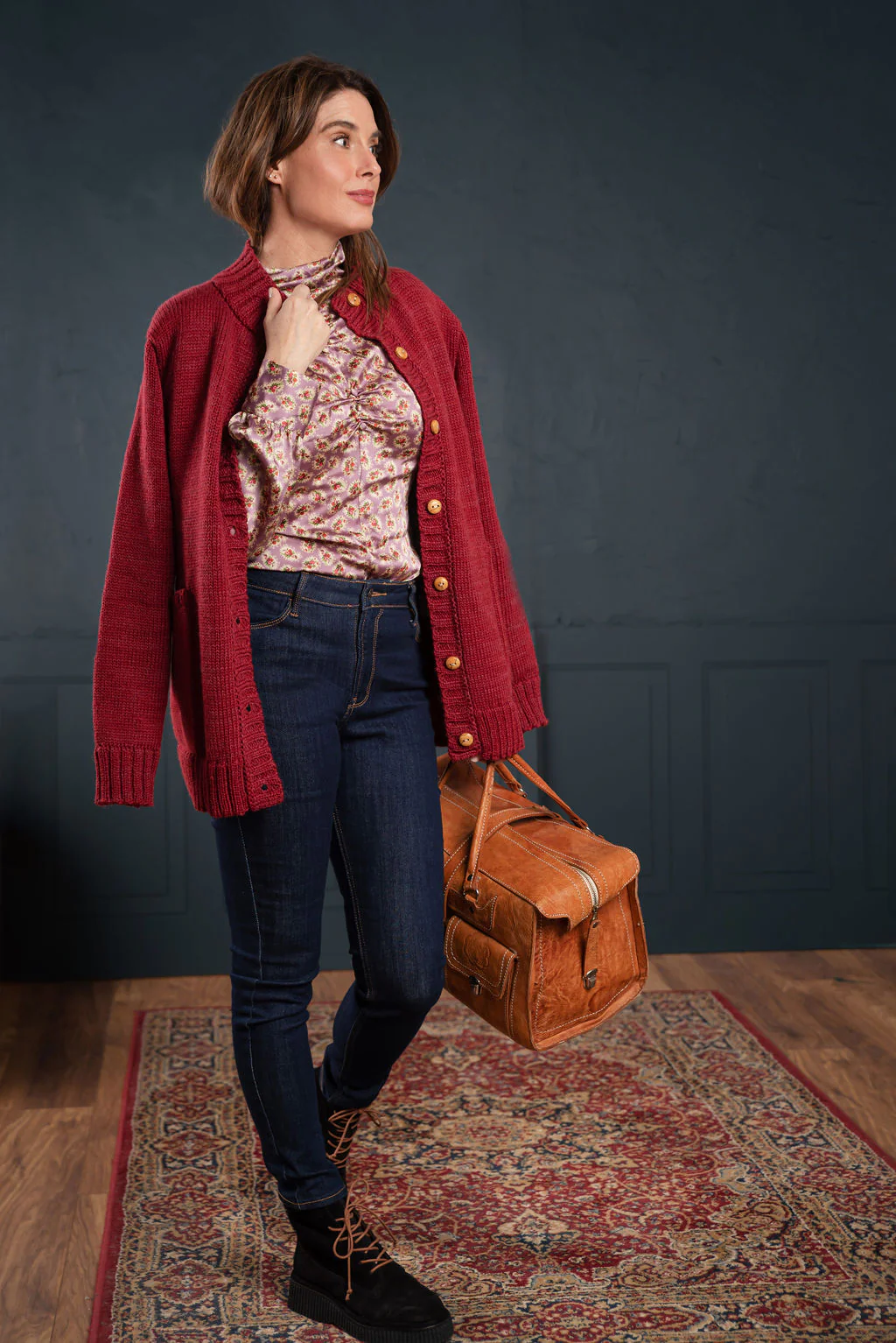 Cardigan laine vierge <b>Victoria</b> – Image 4