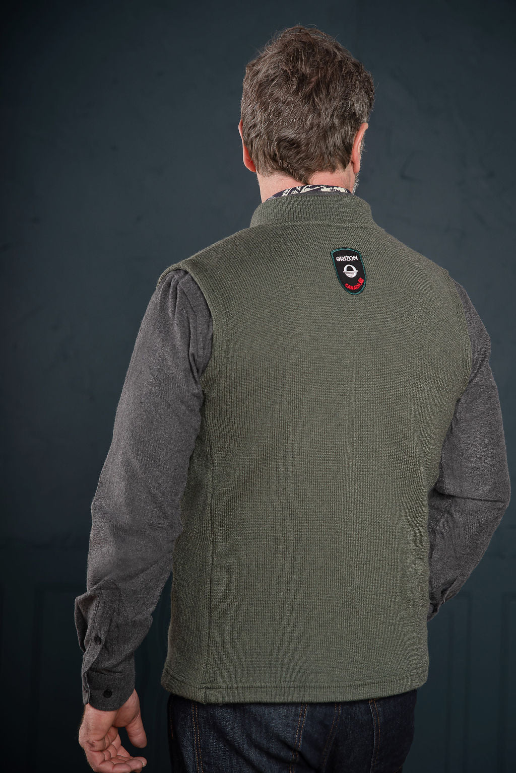 Gilet en pure laine vierge unisexe <b>El Nino</b> – Image 4