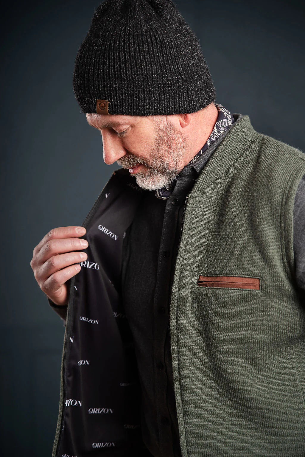 Gilet en pure laine vierge unisexe <b>El Nino</b> – Image 5