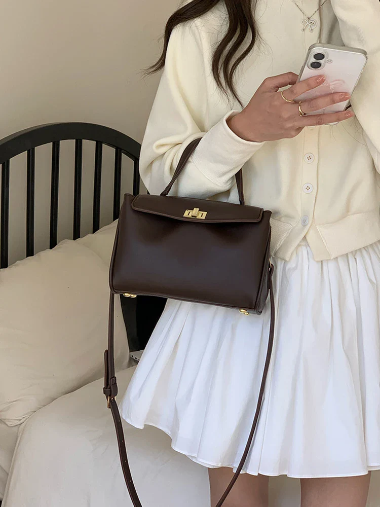 Sac Bandouliere Simili Cuir Femme - Elisa – Image 2