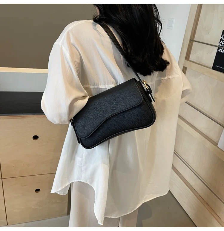 Sac a Main Noir Petit - Agathe – Image 4