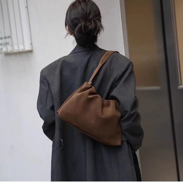 Sac Bandoulière Daim - Carla – Image 4