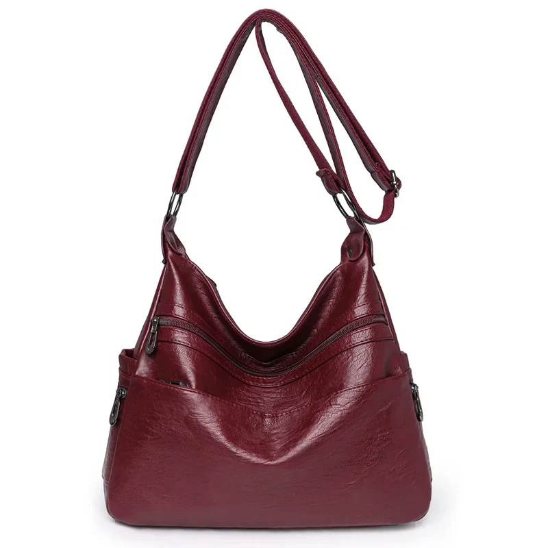 Sac Besace Femme Cuir Souple - Alexa – Image 2