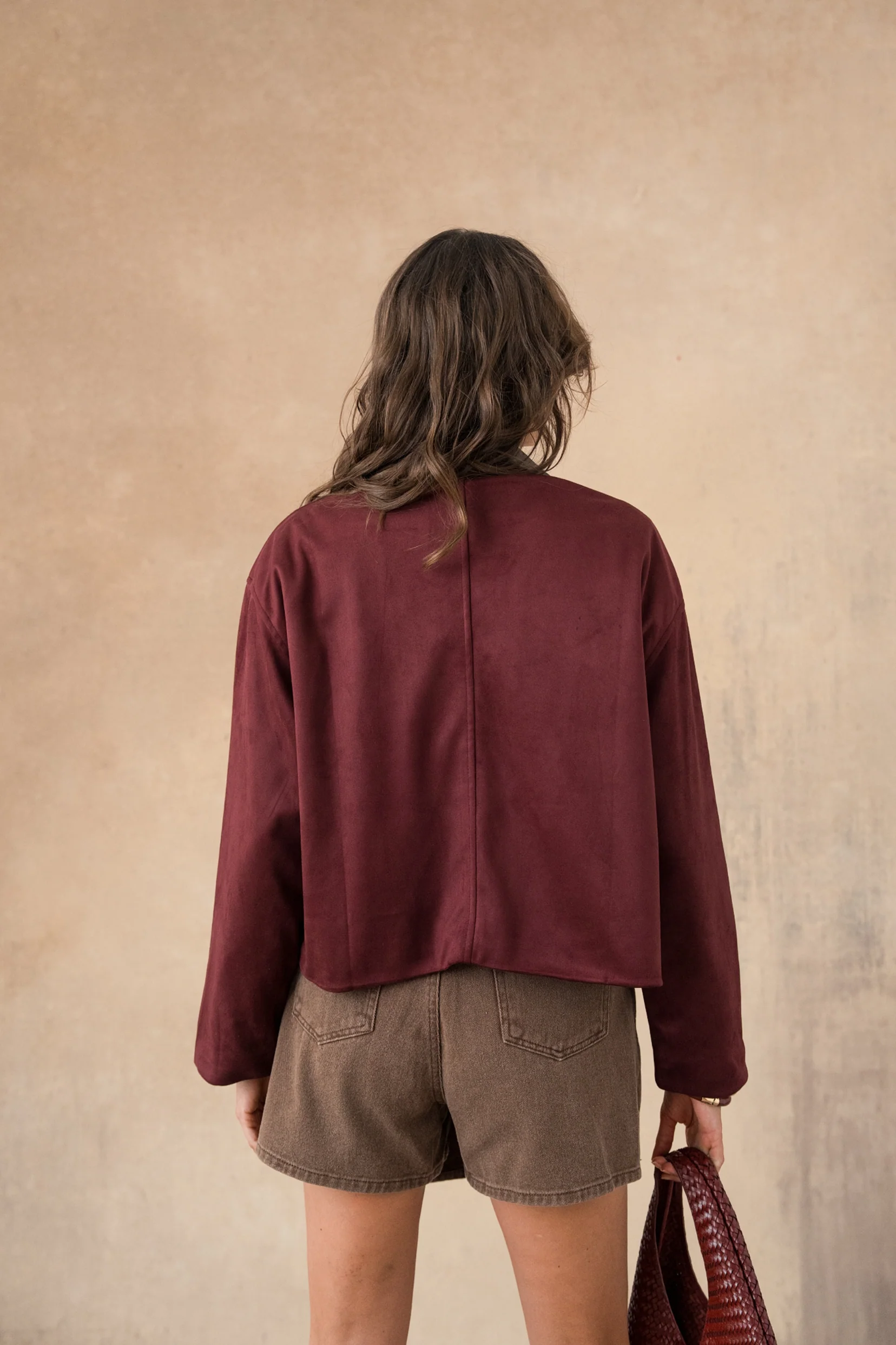 Veste Oriane - Bordeaux – Image 5